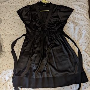BCBG black silk dress